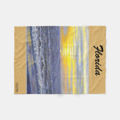 FLORIDA OCEAN SUNSET FLEECE BLANKET (Voorkant (Horizontaal))
