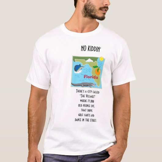 Florida Old People T-shirt (Voorkant)