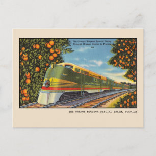 Florida Oranje bloesem speciale trein Briefkaart