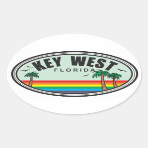 Florida Ovale Sticker