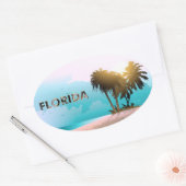 Florida Ovale Sticker (Envelop)