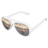 Florida Palm Tree Sunrise Aviator Zonnebril (Gekanteld)