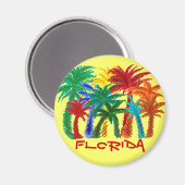 Florida palmboom magneet (Voorkant / Achterkant)