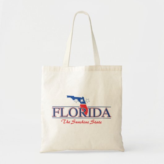 Florida Patriotic Budget Canvas tas (Voorkant)