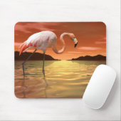 Florida Pink Flamingo Mousepad Muismat (Met muis)