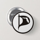 Florida Pirate Party Flag Button (Voorkant /achterkant)
