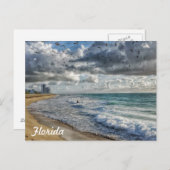 Florida Post Kaart South Florida Coastline (Voorkant / Achterkant)