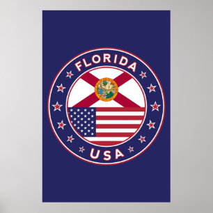 Florida poster, extra groot poster, poster