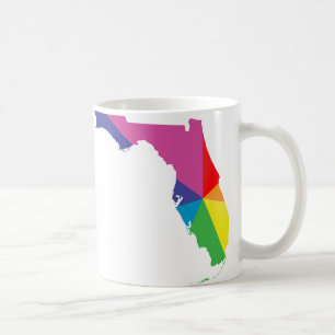 Florida Pride, hoekig. Koffiemok