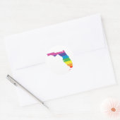 florida pride . ronde sticker (Envelop)