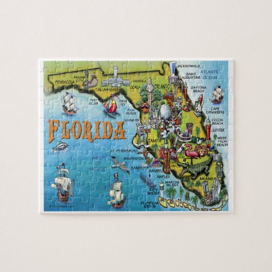 Florida Puzzle Legpuzzel (Horizontaal)