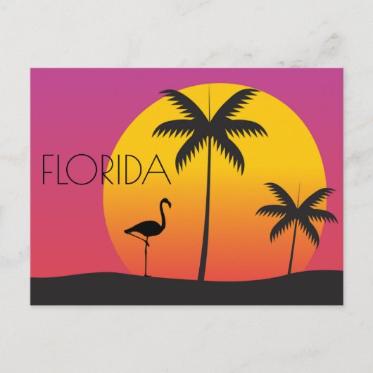 Florida reizen briefkaart (Voorkant)