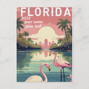  Florida Reizen Poster Poster Briefkaart