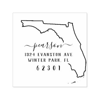 Florida retour adres stempel zelf-inkt
