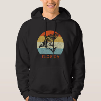 Florida Retro Oude Stijl Haaien Vakantie Hoodie