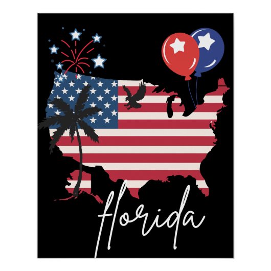 Florida retro Perfect Poster (Voorkant)