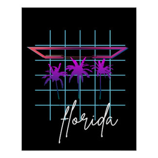  Florida retro Perfect Poster