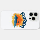  Florida Retro T-shirt Design Zonneschijn Case-Mate iPhone Case (Achterkant (horizontaal))
