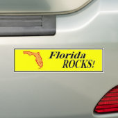 FLORIDA ROCKS bumpersticker (Op auto)