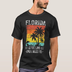 Florida roept me op om de zomervakantie te gaan t-shirt