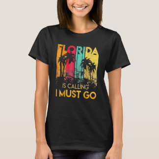 Florida roept me op om zomerstrand te gaan t-shirt