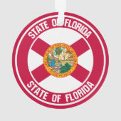 Florida Round Emblem Ornament (achterkant)