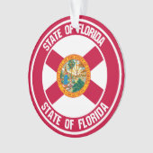 Florida Round Emblem Ornament (voorkant)