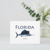 Florida Sailfish Briefkaart (Staand voorkant)