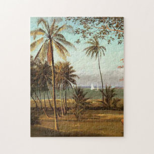 Florida Scene, schilderij van fijne kunst, Legpuzzel