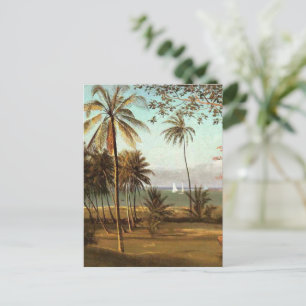 Florida Scene van Albert Bierstadt Briefkaart