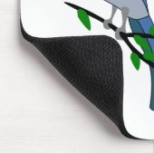 Florida Scrub Jay Monogram Crest Muismat (Hoek)