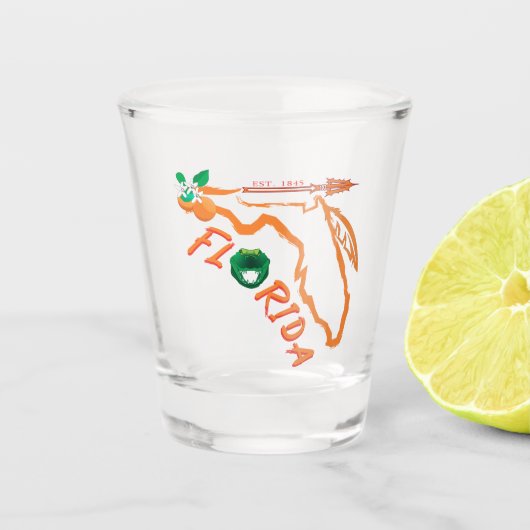 Florida Shot Glass Glas (Voorkant)