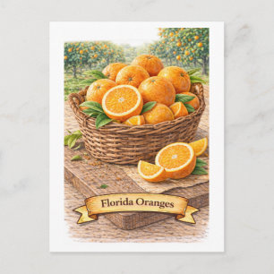 Florida Sinaasappels (Amerikaanse Voedsel Serie) Briefkaart