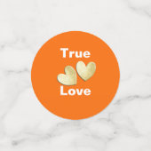 Florida Sinaasappels & Blossom gepersonaliseerd Confetti (Kleine voorkant)