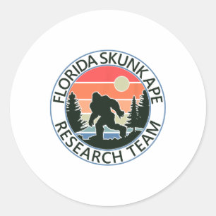 Florida Skunk Ape Onderzoeks Team Pret Kamperen Wa Ronde Sticker