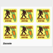 Florida Skunk Ape Spotter Vierkante Sticker (Vel)