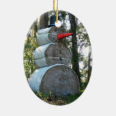 Florida Snowman Ornament (Achterkant)