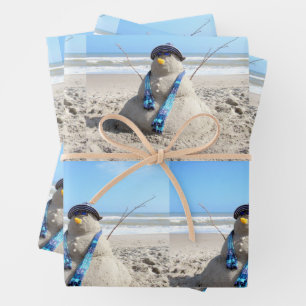 Florida Snowman - Papieren pakbladen Inpakpapier Vel