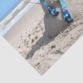 Florida Snowman - Sand Sculpture - Weefselpapier Tissuepapier (Detail)