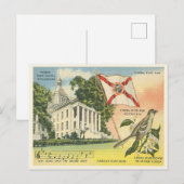 Florida staatssymbolen  Tallahassee Briefkaart (Voorkant / Achterkant)