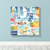 Florida Stamps Canvas Afdruk (Insitu (Houten vloer))