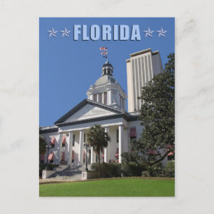 Florida State Capitols (oud en nieuw), Tallahassee Briefkaart