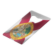 Florida State Flag Bottle Opener Taille de la cart (Dos Angle)