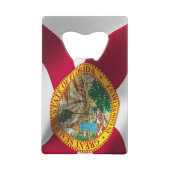 Florida State Flag Bottle Opener Taille de la cart (Dos)