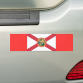 Florida State Flag Bumpersticker (Op auto)