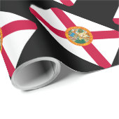 Florida State Flag Design Decor Cadeaupapier (Rol Hoek)