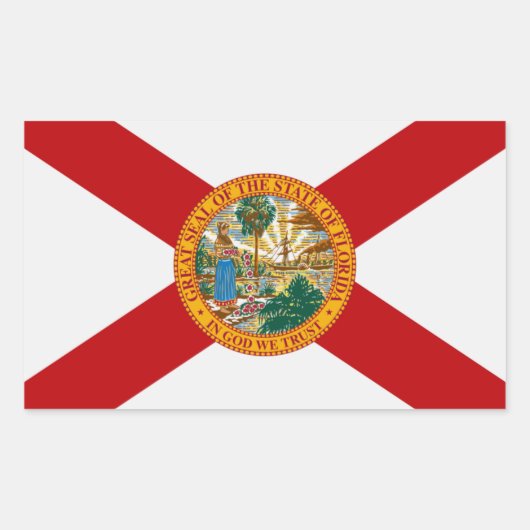 Florida State Flag Sticker (Voorkant)