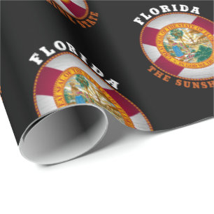 FLORIDA STATE FLAG WRAPPORT CADEAUPAPIER