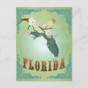 Florida State Kaart - Groen