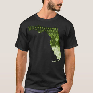 Florida State Map Bass Gevist Largemouth Bass Col T-shirt